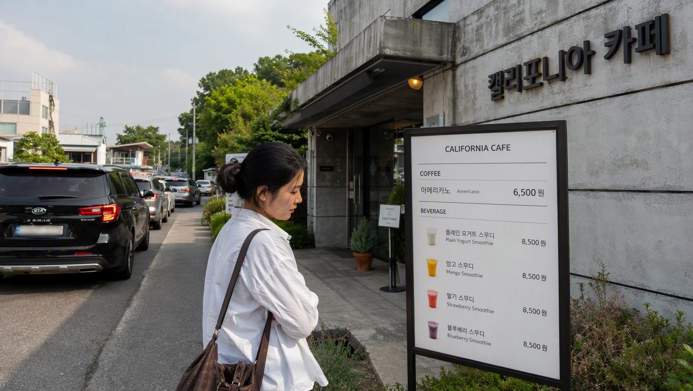 청주 캘리포니아 카페 주차와 대기, 가격 실전 정보